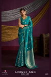 Kanthkala Indigo By Rajtex Satin Weaving Silk Wholesale Saree Suppliers In Mumbai